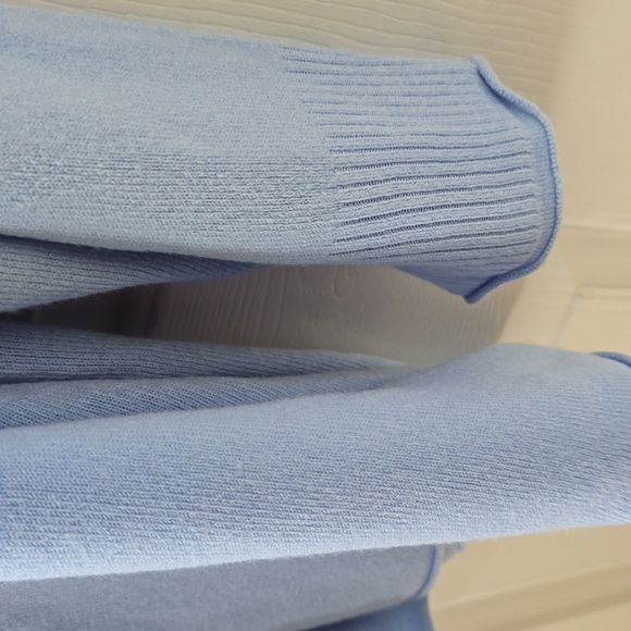 CROFT AND BARROW BRAND WOMEN'S PLUS SIZE SOFT BLUE OPEN CARDIGAN SWEATER SIZE 5X - Picture 6 of 14